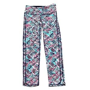 LILLY PULITZER Luxletic capri leggings size XXS pink blue